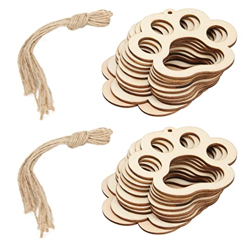 Holzspänen Hollow Bear Footprint Holzchip Handwerk handgefertigtes hölzerne Anhänger Ornamente Handarbeit Original bunte Dekorationen Holzspänen Hollow Bear Footprint Holzchip Handwerk handgefertigtes hölzerne Anhänger Ornamente Handarbeit Original bunte Dekorationen von ETAINGYEUN