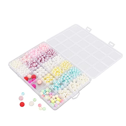 Imitation Perlen Perlen 24 Gitter 24 Farben Handarbeit Hand Handwerk für Handyhüte Imitation Perlen Perlen 24 Gitter 24 Farben Handarbeit Hand Handwerk für Handyhüte von ETAINGYEUN