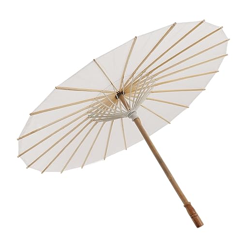 Kinder elegante Weiße Papier Regenschirm Handarbeit chinesischer Stil Parasol für Dekoration Kinder (Etaingyeunusn9-11) von ETAINGYEUN