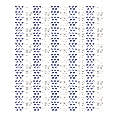 Kupfer -Grommet -Kit 500 Sets hellblau Ösen Reparatur Dekoration Produktion Schuhe Taschen Kleidung Kleidung (Marineblau) von ETAINGYEUN