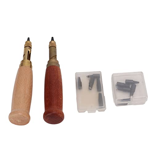 Leder-Schraubenlocher, Härten, Wärmebehandlung, austauschbare Stanzer, Handarbeit, Lederstanzen, Holzwerkzeug Leder-Schraubenlocher, Härten, Wärmebehandlung, austauschbare Stanzer, Handarbeit, Lederstanzen, Holzwerkzeug von ETAINGYEUN