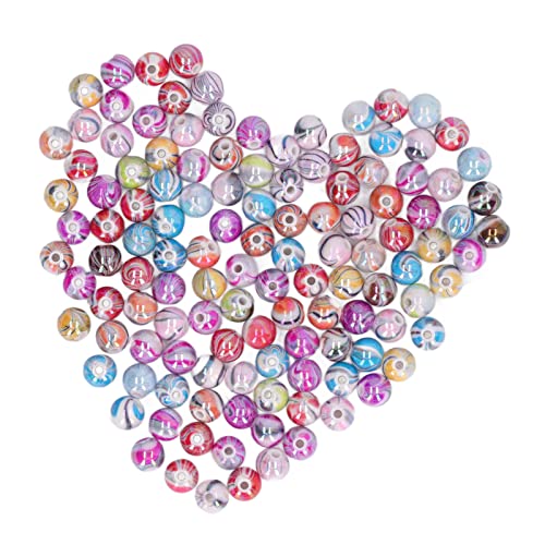 Mehrfarbige Acrylperlen stilvolle Handarbeit Schmuck Perle für Armbänder Kleidung 300pcs von ETAINGYEUN