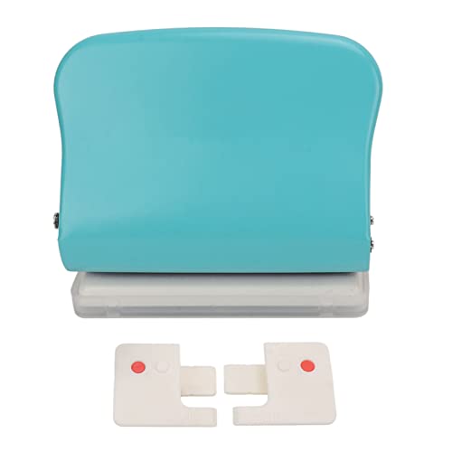 Metall Body Incisive Randloch Punch Paper Punch 10 Löcher Handheld Punch für Buchbindungsdokumentation (Hellblau (Bestell Hinweis: Lieferantlink Grün)) von ETAINGYEUN