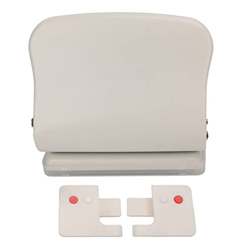Metall Body Incisive Randloch Punch Paper Punch 10 Löcher Handheld Punch für Buchbindungsdokumentation (Weiß) von ETAINGYEUN