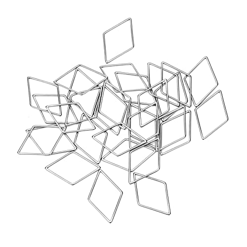 Ohrring -Anschlüsse Geometrische rhombusförmige hohle Edelstahl -Anhänger Handarbeit Vorräte für Ornamente Handwerk für Kinder Erwachsene geeignet Ohrring -Anschlüsse Geometrische rhombusförmige hohle Edelstahl -Anhänger Handarbeit Vorräte für Ornamente Handwerk für Kinder Erwachsene geeignet von ETAINGYEUN