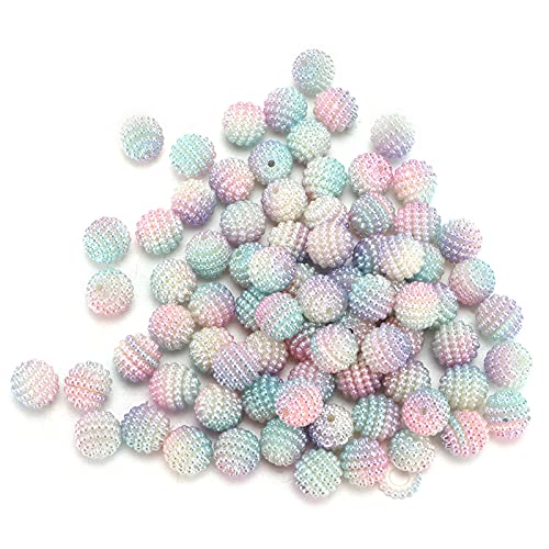 Perlen-Set, bunte Blasen, für Halsketten, Armbänder, Ohrringe, Schmuckherstellung, Dekoration, 200 Stück (#1) von ETAINGYEUN