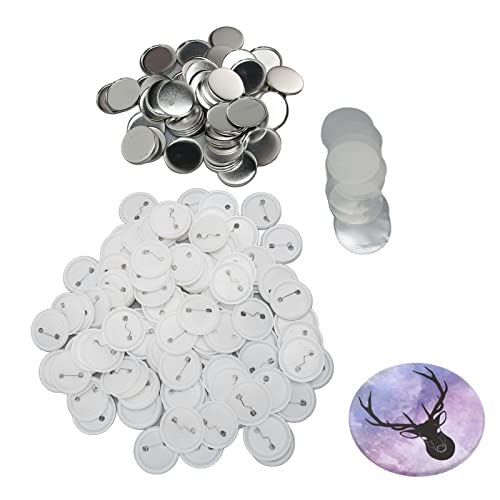 Pin zurück -Taste Teile robust und robustes Auszeichenknopf und Vorräte Kit geeignet für Handarbeit Zinnplatte Kunststoff geeignet (50 mm) von ETAINGYEUN