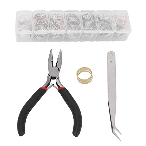Schmuck Finden von Kits Single Runde Öffnungsschließset gemischte Farbhandwerke Schmuckmaterial Packung von ETAINGYEUN