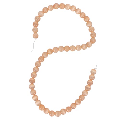 Schmucksteinperlen Handarbeit Steinperlen für Armband Halskette Ohrringe Home Wedding Decor Schmuck Handarbeit Steinperle (Sekt) von ETAINGYEUN