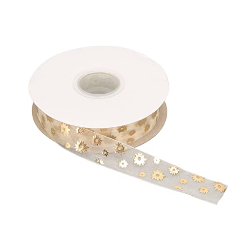 Schöne goldene Souvenirs Ribbon Bouquet Kranz Handarbeit Handwerk Backen 50 Meter von ETAINGYEUN