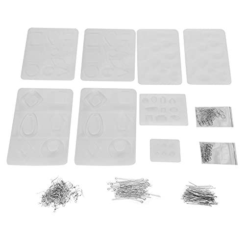 Silikonschmuckherstellung Form Set Handwerk Basteln mit offenen Augenstiften Ringe für Anhänger, Ohrringe und Handwerk von ETAINGYEUN