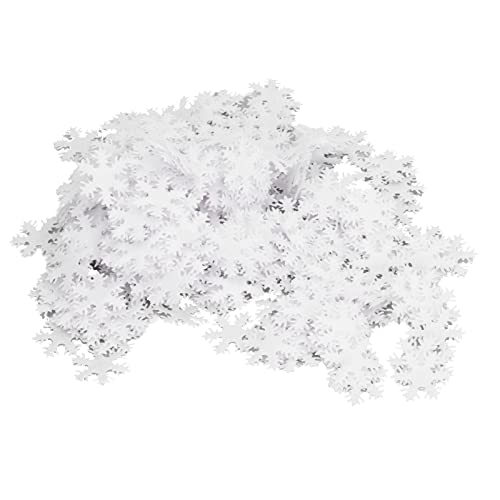 Snowflake Confetti Weiße Weihnachtsfeier Dekoration 1000 Stück nicht gewebtes Stoff Schneeflocken Konfetti für Weihnachten geeignet Snowflake Confetti Weiße Weihnachtsfeier Dekoration 1000 Stück nicht gewebtes Stoff Schneeflocken Konfetti für Weihnachten geeignet von ETAINGYEUN