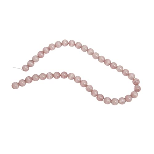 Steinabstandsperlen nahtlose Haut für Schmuck, die einen Durchmesser von 10 mm machen (Hellviolett) von ETAINGYEUN