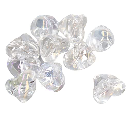 Süße transparente Acrylperlen Handarbeit Armband Schmuck 10pcs klares Cartoon -Design glattere Oberflächen (Herzförmig) von ETAINGYEUN