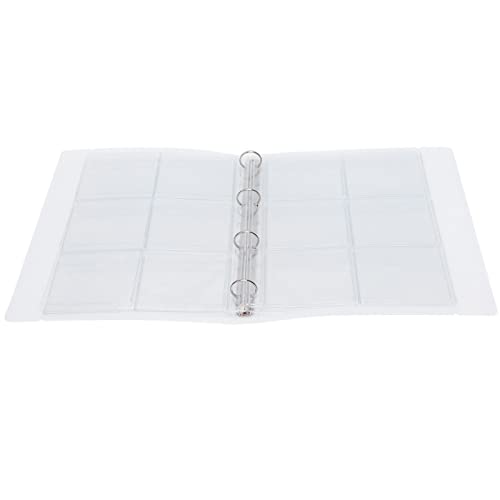 Transparenter Binder Compact Tragbares Abzeichen Speicherbuch -Medaillenmedaille Fotosammlung Ordner (Fall + 6 Löcher Innenseiten 6 Teile) von ETAINGYEUN