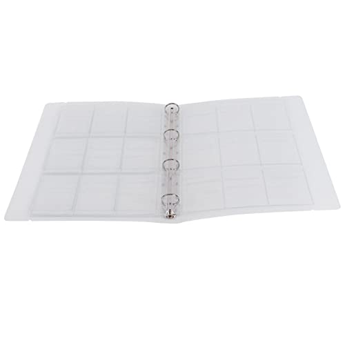 Transparenter Binder Compact Tragbares Abzeichen Speicherbuch -Medaillenmedaille Fotosammlung Ordner (Fall + 9 Loch Innere Seite 6 Teile) von ETAINGYEUN