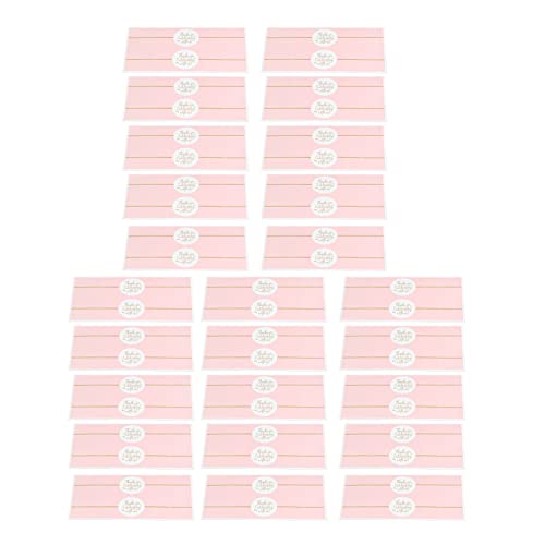 Wasserflaschenaufkleber Vielen Dank in rosa Handarbeit Wasser verhindern Flaschenbezeichnungen für Partydekoration Wasserflaschenaufkleber Vielen Dank in rosa Handarbeit Wasser verhindern Flaschenbezeichnungen für Partydekoration von ETAINGYEUN