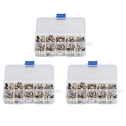 Women Shirt Brosche Knöpfe elegant starke Plastikabdeckung ohne nähen 150pcs für Handarbeitsliebhaber von ETAINGYEUN