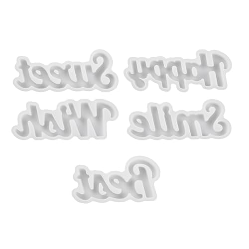 5 x Buchstabenförmige Gips-Silikonformen Segenswörter Harz-Silikonformen für Epoxidharz 5 x Buchstabenförmige Gips-Silikonformen Segenswörter Harz-Silikonformen für Epoxidharz von ETAWDE
