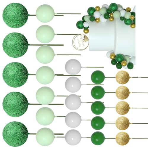 50 Stück runde Kuchendekorationen für Partys, Lebensmittel, Schaumstoff-Textur, geeignet für Urlaubsfeiern 50 Stück runde Kuchendekorationen für Partys, Lebensmittel, Schaumstoff-Textur, geeignet für Urlaubsfeiern von ETAWDE