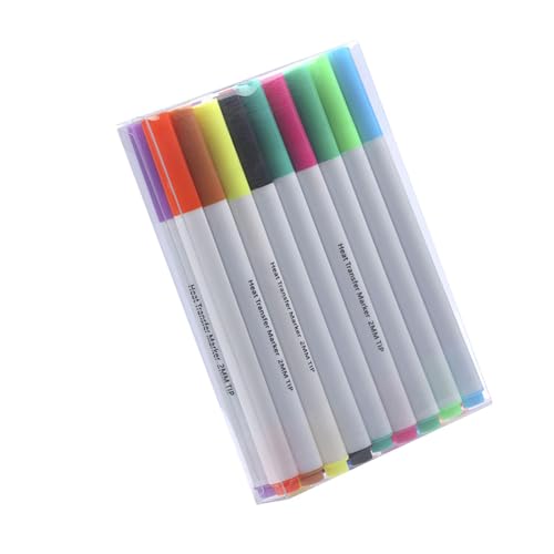 ETAWDE Stoff-Wärmetransfer-Marker, 12/18 Farben, zum Aufbügeln, für Kleidung, Malerei, T-Shirt, Tasche, Schuhhut, 12/18 Stück ETAWDE Stoff-Wärmetransfer-Marker, 12/18 Farben, zum Aufbügeln, für Kleidung, Malerei, T-Shirt, Tasche, Schuhhut, 12/18 Stück von ETAWDE