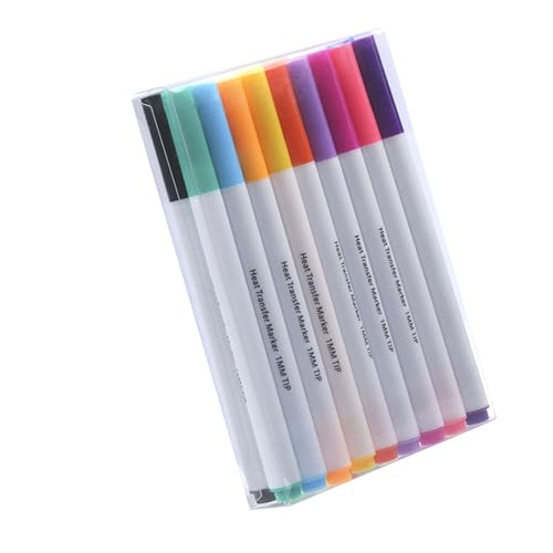 ETAWDE Stoff-Wärmetransfer-Marker, 12/18 Farben, zum Aufbügeln, für Kleidung, Malerei, T-Shirt, Tasche, Schuhhut, 12/18 Stück ETAWDE Stoff-Wärmetransfer-Marker, 12/18 Farben, zum Aufbügeln, für Kleidung, Malerei, T-Shirt, Tasche, Schuhhut, 12/18 Stück von ETAWDE