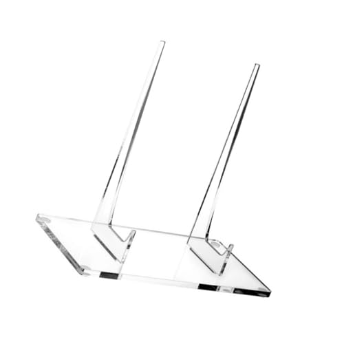 ETAWDE Transparenter Staffelei-Ständer für Postkarten und kleine Bilder, Acryl-Displayhalter, Präsentationsständer, Staffelei für dekorative ETAWDE Transparenter Staffelei-Ständer für Postkarten und kleine Bilder, Acryl-Displayhalter, Präsentationsständer, Staffelei für dekorative von ETAWDE