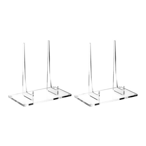 ETAWDE Transparenter Staffelei-Ständer für Postkarten und kleine Bilder, Acryl-Displayhalter, Präsentationsständer, Staffelei für dekorative ETAWDE Transparenter Staffelei-Ständer für Postkarten und kleine Bilder, Acryl-Displayhalter, Präsentationsständer, Staffelei für dekorative von ETAWDE