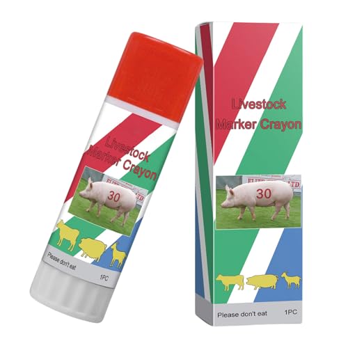 Viehzeichenstift Viehmarkierer Wachsmalstift Viehmarkierungsstift Viehmarkierungsstift Viehmarkierungszubehör für Schweine Kühe Schafe Viehzeichenstift Viehmarkierer Wachsmalstift Viehmarkierungsstift Viehmarkierungsstift Viehmarkierungszubehör für Schweine Kühe Schafe von ETAWDE