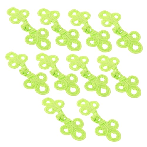 ETHZZLE 10 Stück Teiliges Handgefertigte Chinesische Knöpfe Dreiblättrige Knotenverschluss Designs Atmungsaktive Leichte Verschlüsse für Frühlings und Sommerkleidung Traditionelle ETHZZLE 10 Stück Teiliges Handgefertigte Chinesische Knöpfe Dreiblättrige Knotenverschluss Designs Atmungsaktive Leichte Verschlüsse für Frühlings und Sommerkleidung Traditionelle von ETHZZLE