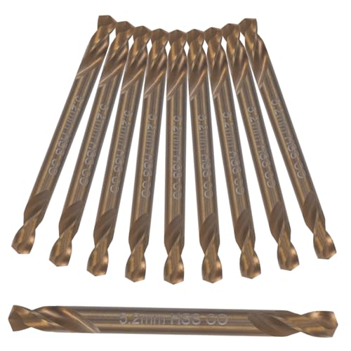 ETHZZLE 10 Teiliger Doppelkopfbohrer, Stahlbohrer, Reibahle Für Metall, Bohrer Für Eisen, Spiralbohrer Set, Lange Bohrer Für Metall, Bohrer Für Kupfer, Metallbohrer ETHZZLE 10 Teiliger Doppelkopfbohrer, Stahlbohrer, Reibahle Für Metall, Bohrer Für Eisen, Spiralbohrer Set, Lange Bohrer Für Metall, Bohrer Für Kupfer, Metallbohrer von ETHZZLE