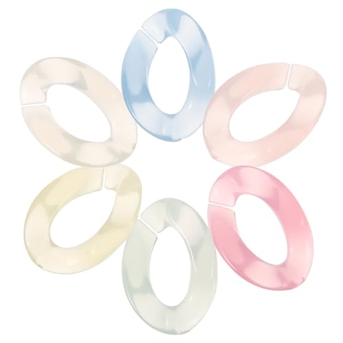 ETHZZLE 150 Stück Teiliges DIY Kettenverschluss aus Abnehmbare Schmuckverbinder Bunte Kettenglieder für Ohrringe Armbänder und Handyzubehör Leichtes Zubehör für Schmuckherstellung und ETHZZLE 150 Stück Teiliges DIY Kettenverschluss aus Abnehmbare Schmuckverbinder Bunte Kettenglieder für Ohrringe Armbänder und Handyzubehör Leichtes Zubehör für Schmuckherstellung und von ETHZZLE