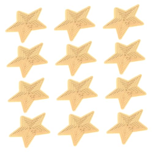ETHZZLE 20 Stück Teiliges Stern Pailletten Aufbügelbilder Glänzende Langlebige Fünfzackige Stern Applikationen für Kleidung Taschen Hüte Einfache Diy Stoffreparatur und Dekoration von ETHZZLE