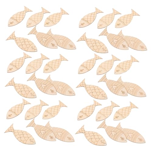 ETHZZLE 200 Stück Holzfisch Wanddeko Küstenstil Mediterrane Hängende Ornamente Holzskulptur Diy Bemalbar Bastelset für Wohnzimmer ETHZZLE 200 Stück Holzfisch Wanddeko Küstenstil Mediterrane Hängende Ornamente Holzskulptur Diy Bemalbar Bastelset für Wohnzimmer von ETHZZLE