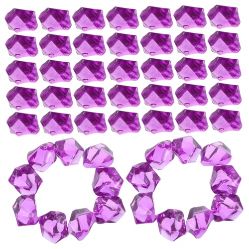 ETHZZLE 400 Stück Acrylwürfel Perlen Facettierte Spacer Beads für DIY Schmuck Haaraccessoires Bastelprojekte Bunte Kleine Perlen für Armbänder und Halsketten Leicht und Vielseitig von ETHZZLE