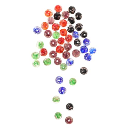 ETHZZLE 50 Stück Luminous Glasperlen Runde Lose Spacer Perlen in Blau Schwarz Grün Rot Lila Leuchtende DIY Schmuckperlen für Armbänder Halsketten Bastelarbeiten und Nachtglanz ETHZZLE 50 Stück Luminous Glasperlen Runde Lose Spacer Perlen in Blau Schwarz Grün Rot Lila Leuchtende DIY Schmuckperlen für Armbänder Halsketten Bastelarbeiten und Nachtglanz von ETHZZLE