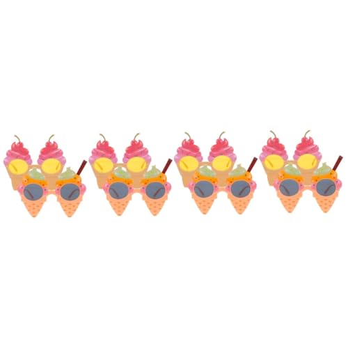 ETHZZLE 8 Stck. Lustige Hawaii Party Brille Eiscreme Sonnenbrillen aus Bunte Cartoon Sonnenbrillen für Strand Karneval Musikfestival und Kostümparty Dekorative Fun Brille Erwachsene ETHZZLE 8 Stck. Lustige Hawaii Party Brille Eiscreme Sonnenbrillen aus Bunte Cartoon Sonnenbrillen für Strand Karneval Musikfestival und Kostümparty Dekorative Fun Brille Erwachsene von ETHZZLE