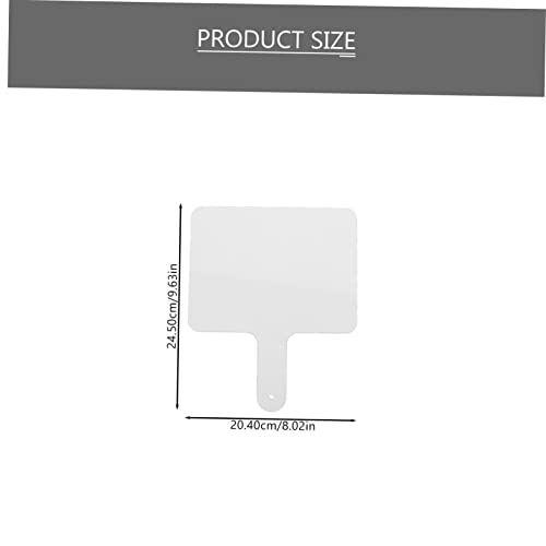 ETHZZLE Doppelseitiges Whiteboard Antwortpaddel Teilig Wiederverwendbares Handliches Dry Erase Spielrequisit für Klassenzimmer und Unterricht Glatte Kanten und Leicht zu Beschriften von ETHZZLE