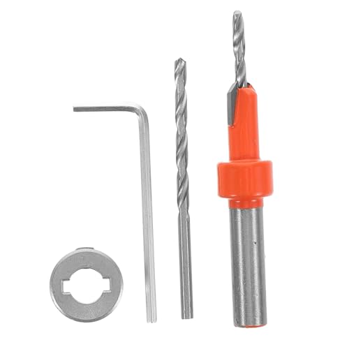 ETHZZLE Einstellbarer Holzbohrer Set mit Tiefenanschlag Multifunktionaler Senkbohrer für Präzises Bohren Verschleißfest Robustes für Holzarbeiten und Metallbohren ETHZZLE Einstellbarer Holzbohrer Set mit Tiefenanschlag Multifunktionaler Senkbohrer für Präzises Bohren Verschleißfest Robustes für Holzarbeiten und Metallbohren von ETHZZLE