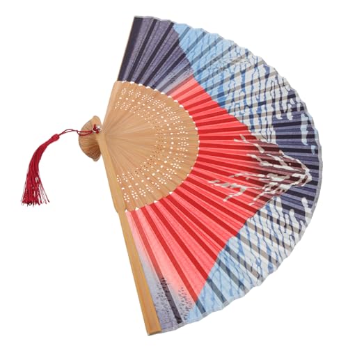 ETHZZLE Faltbarer Handfächer aus Seide und Japanischer Vintage Stil Dekorativer Fächer für Tanz und Heimdekoration Tragbar und Leicht ETHZZLE Faltbarer Handfächer aus Seide und Japanischer Vintage Stil Dekorativer Fächer für Tanz und Heimdekoration Tragbar und Leicht von ETHZZLE