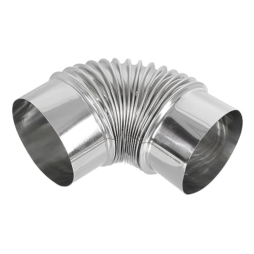 ETHZZLE Kaminofen Edelstahl Kniestück Kaminzug Kaminabzug Flexibler Luftauslass Für Ofen Metall Heizofen Küchenentlüftungsschläuche Ofenzug Edelstahl Abgas ETHZZLE Kaminofen Edelstahl Kniestück Kaminzug Kaminabzug Flexibler Luftauslass Für Ofen Metall Heizofen Küchenentlüftungsschläuche Ofenzug Edelstahl Abgas von ETHZZLE