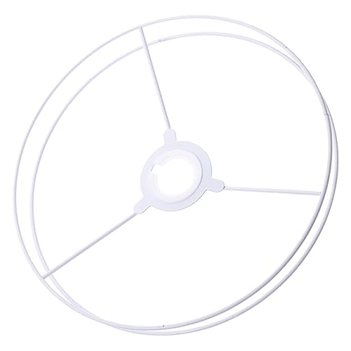 ETHZZLE Lampenschirm- -Set 40 cm rund Eisendraht Lampenschirmrahmen Deckenleuchtenrahmen Lampenschirmhalterungen Lichtzubehör -Material von ETHZZLE