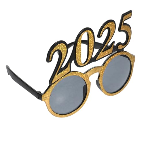 ETHZZLE Partybrille Goldene Zahlenbrille Lustige Neujahrsbrille Silvester Partyzubehör Party Eyeglasses Props Bequem für Erwachsene und Jugendliche ETHZZLE Partybrille Goldene Zahlenbrille Lustige Neujahrsbrille Silvester Partyzubehör Party Eyeglasses Props Bequem für Erwachsene und Jugendliche von ETHZZLE