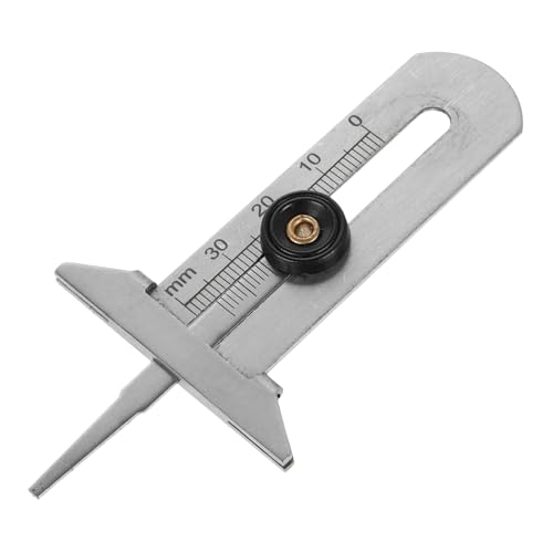 ETHZZLE Reifenprofiltiefenmesser aus 0–30mm Tragbares Tiefenmesser Werkzeug für Auto- Lkw und Motorradreifen Präzise Messung Multifunktional ETHZZLE Reifenprofiltiefenmesser aus 0–30mm Tragbares Tiefenmesser Werkzeug für Auto- Lkw und Motorradreifen Präzise Messung Multifunktional von ETHZZLE