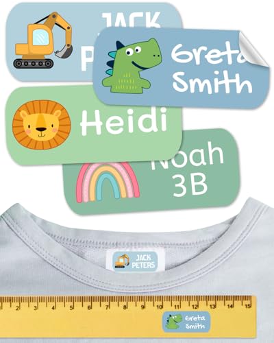 50 Namensaufkleber kinder. Kein bügeln. Für kleidung, schule, gegenstände, kita. Namensschilder personalisiert waschmaschinenfest. 50 Namensaufkleber kinder. Kein bügeln. Für kleidung, schule, gegenstände, kita. Namensschilder personalisiert waschmaschinenfest. von ETIKIDS