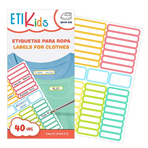 ETIKIDS TERMO COLORS: FRUITS -40 Thermoetiketten in verschiedenen Farben für Schul- und Kindergartenbekleidung ETIKIDS TERMO COLORS: FRUITS -40 Thermoetiketten in verschiedenen Farben für Schul- und Kindergartenbekleidung von ETIKIDS