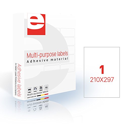 etilaser 30900060 Etikett 200 Blatt/Box A4 210 x 297 mm etilaser 30900060 Etikett 200 Blatt/Box A4 210 x 297 mm von ETILASER