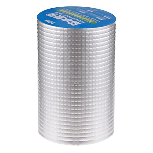 ETUCYNG Butylband, Klebeband, strapazierfähig, wasserfest | Wasserfestes Harzband mit starker Bindung | Selbstklebendes, temperaturbeständiges Dichtungsband aus Aluminiumfolie für die Reparatur von ETUCYNG Butylband, Klebeband, strapazierfähig, wasserfest | Wasserfestes Harzband mit starker Bindung | Selbstklebendes, temperaturbeständiges Dichtungsband aus Aluminiumfolie für die Reparatur von von ETUCYNG