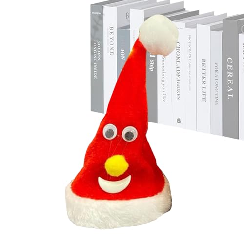 ETUCYNG Elektrische Weihnachtsmütze, elektrisch, lustig, Weihnachtsmannmütze, Heimdekoration für Schlafzimmer, Wohnzimmer, Büro, Schule, Wohnheim, Klassenzimmer, Party, Erntedankfest ETUCYNG Elektrische Weihnachtsmütze, elektrisch, lustig, Weihnachtsmannmütze, Heimdekoration für Schlafzimmer, Wohnzimmer, Büro, Schule, Wohnheim, Klassenzimmer, Party, Erntedankfest von ETUCYNG