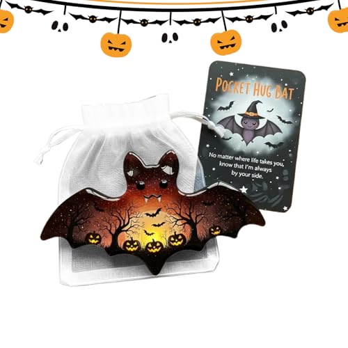 ETUCYNG Halloween Taschenkarten,Niedliche Motivationskarten für unterwegs | Inspirierende Halloween Geschenkidee mit Sensenmann für Erwachsene Kinder Jugendliche Kollegen Büro Wartezimmer von ETUCYNG